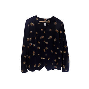 Vintage Lauren Alexandra Collection button front blouse size 18